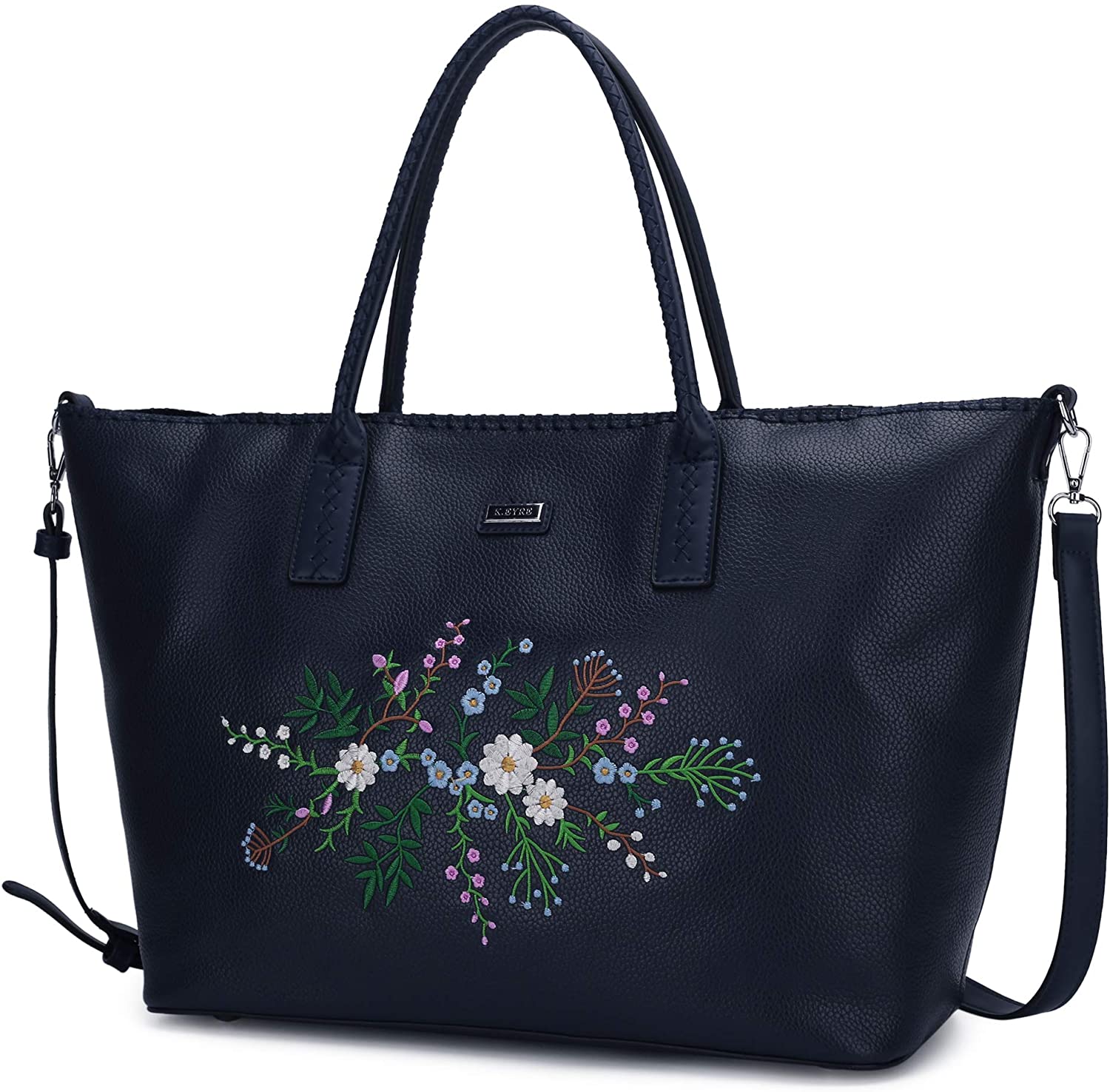 K.EYRE Women's Soft Faux Leather Tote Bag Purse Handbags Wallet Tote Shoulder Bag Purse Large Capacity