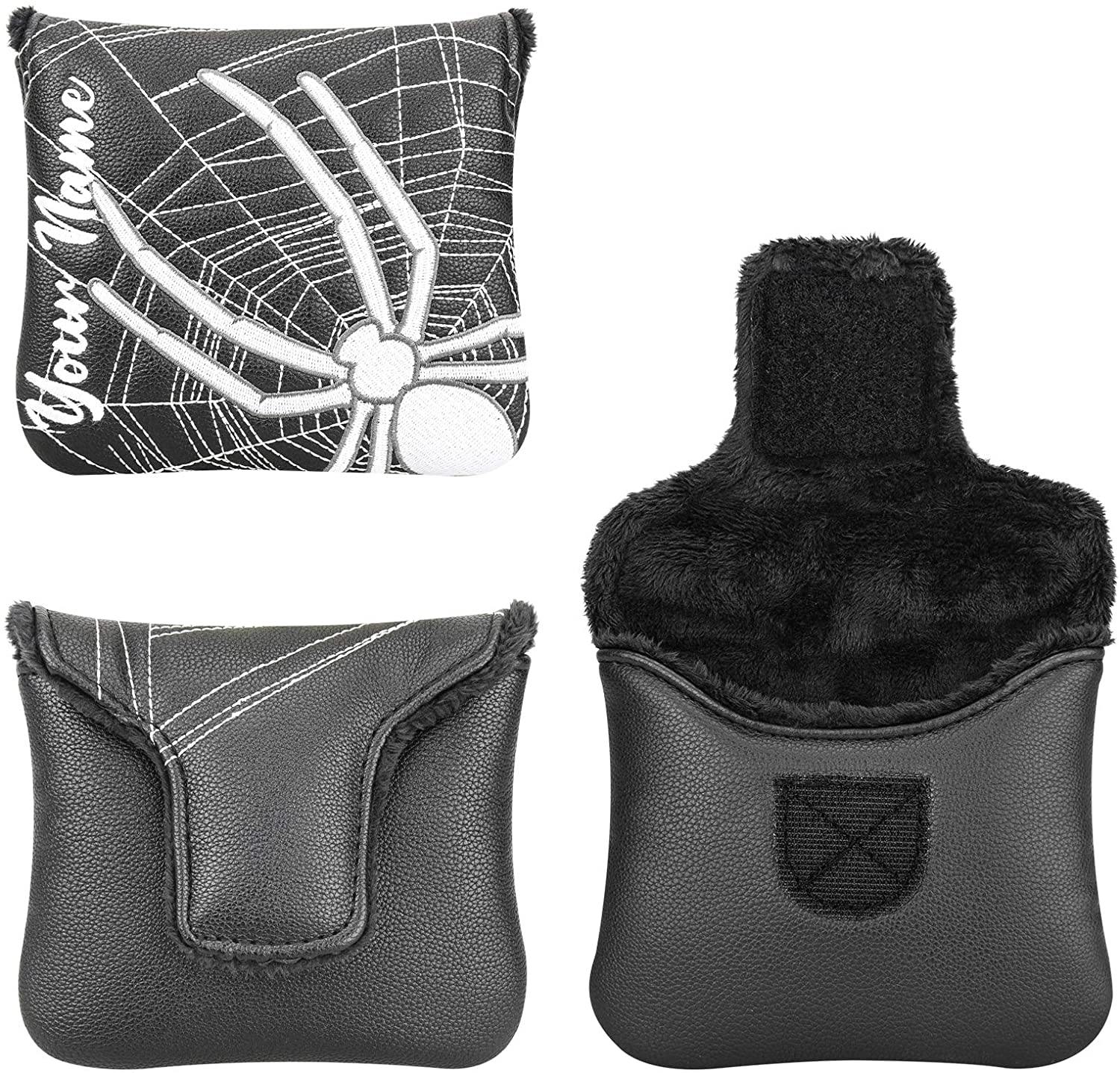caiobob mytag Golf Mallet Putter Spider X Headcover with Hoop&Loop Closure - JOY2ESpree