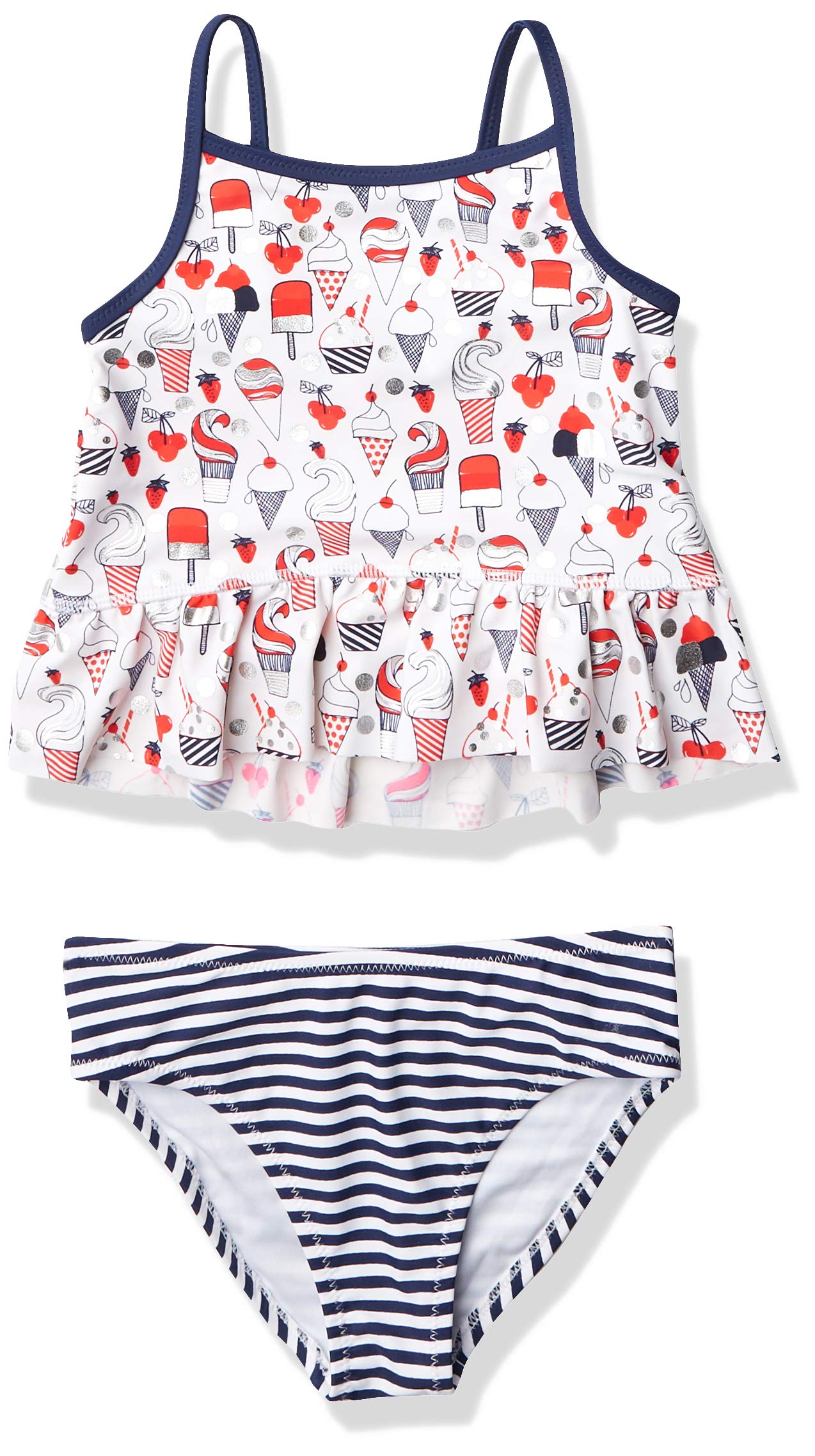 Tommy Bahama Girls' Two-Piece Bikini Swimsuit Bathing Suit