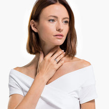 
                        
                          Load image into Gallery viewer, SWAROVSKI Women's Infinity Ring Collection, Rhodium Plated, Clear Crystals - JOY2ESpree
                        
                      