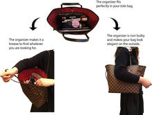 
                        
                          Load image into Gallery viewer, Felt Tote Bag Organizer Insert with Pockets, Handbag Purse Shaper, fits Neverfull, Speedy, Longchamp, etc.
                        
                      