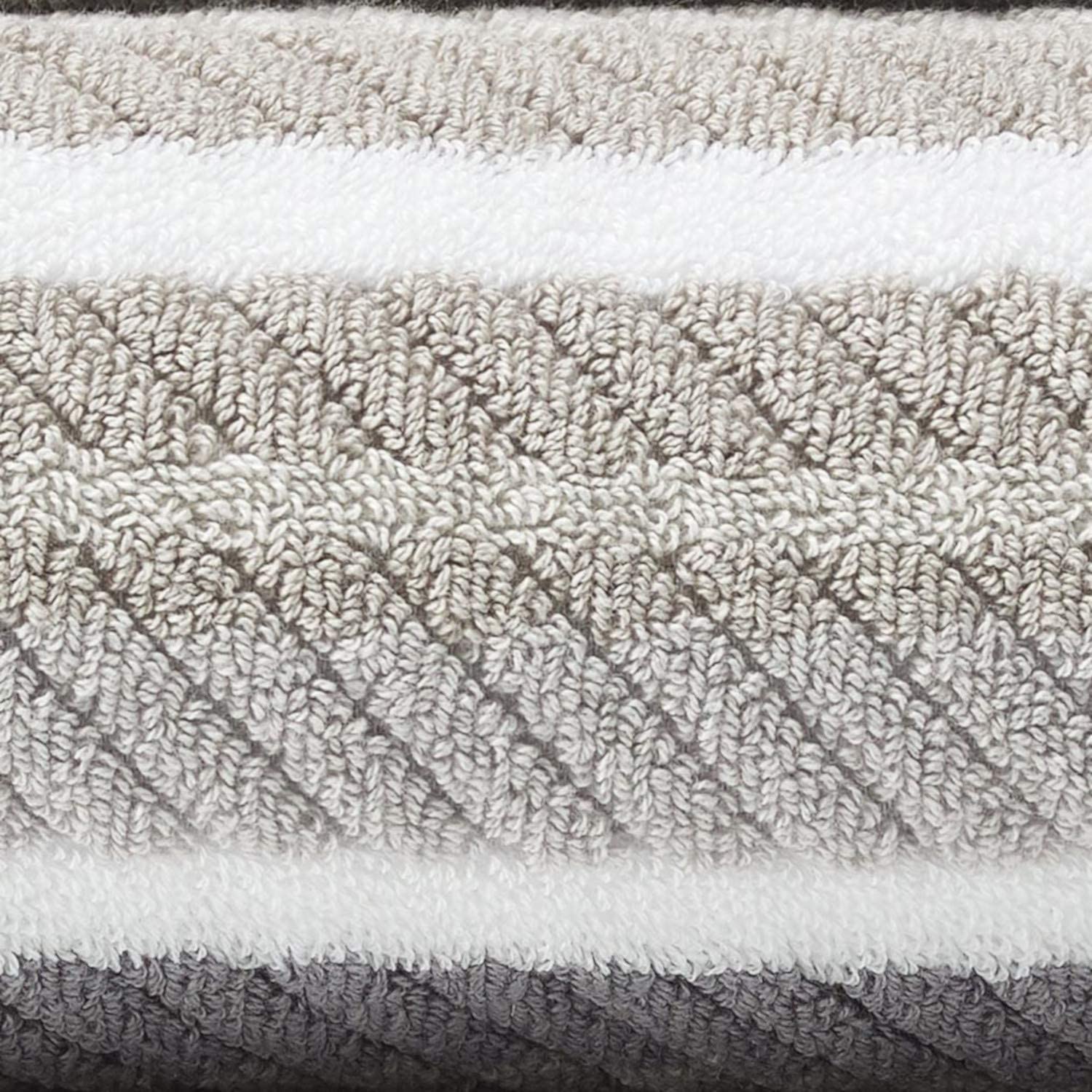 Tommy Bahama Ocean Bay Stripe Bath Towel Set, 54 x 28, Grey