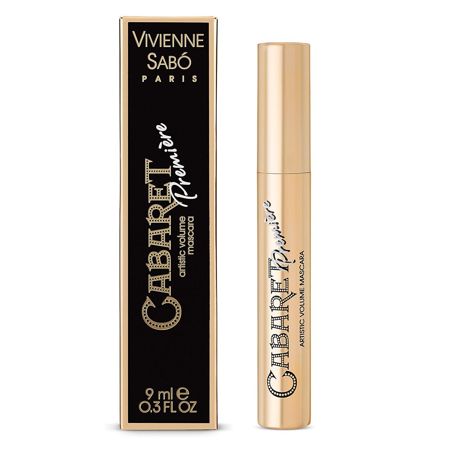 Vivienne Sabó Paris - Classic French Mascara Cabaret Premiere, Cruelty Free, Black, Made in the EU