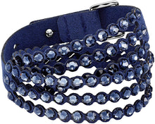 
                        
                          Cargar imagen en el visor de la galería, SWAROVSKI Women's Leather Look Crystal Power Bracelet Collection - JOY2ESpree
                        
                      
