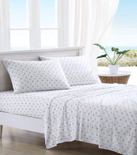 
                        
                          Muat gambar ke penampil Galeri, Tommy Bahama | Starfish Treasure Collection | Bed Sheet Set - Crisp &amp; Cool 100% Washed Cotton Lightweight Bedding, Queen, Blue
                        
                      
