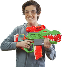 
                        
                          Muat gambar ke penampil Galeri, NERF DinoSquad Rex-Rampage Motorized Dart Blaster, 10-Dart Clip, 20 Official Darts, 10-Dart Storage- T-Rex Dinosaur Design
                        
                      