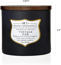 
                        
                          Load image into Gallery viewer, Manly Indulgence Sea Salt &amp; Ginger Scented Jar Candle, 15 Oz, White
                        
                      