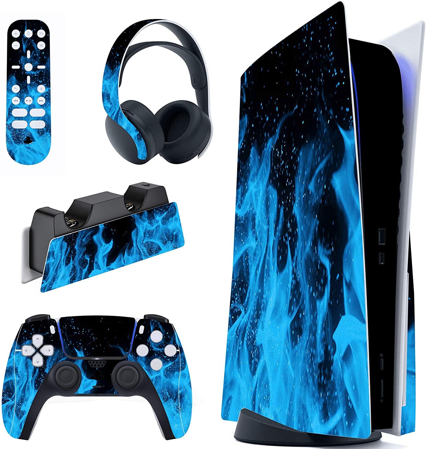 PlayVital Colorful Triangle Full Set Skin Decal for PS5 Console Disk Edition - JOY2ESpree