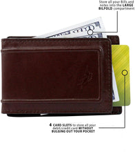 
                        
                          Load image into Gallery viewer, Tommy Bahama Men's 100% Leather Slim Card Case Carrier Wallet
                        
                      