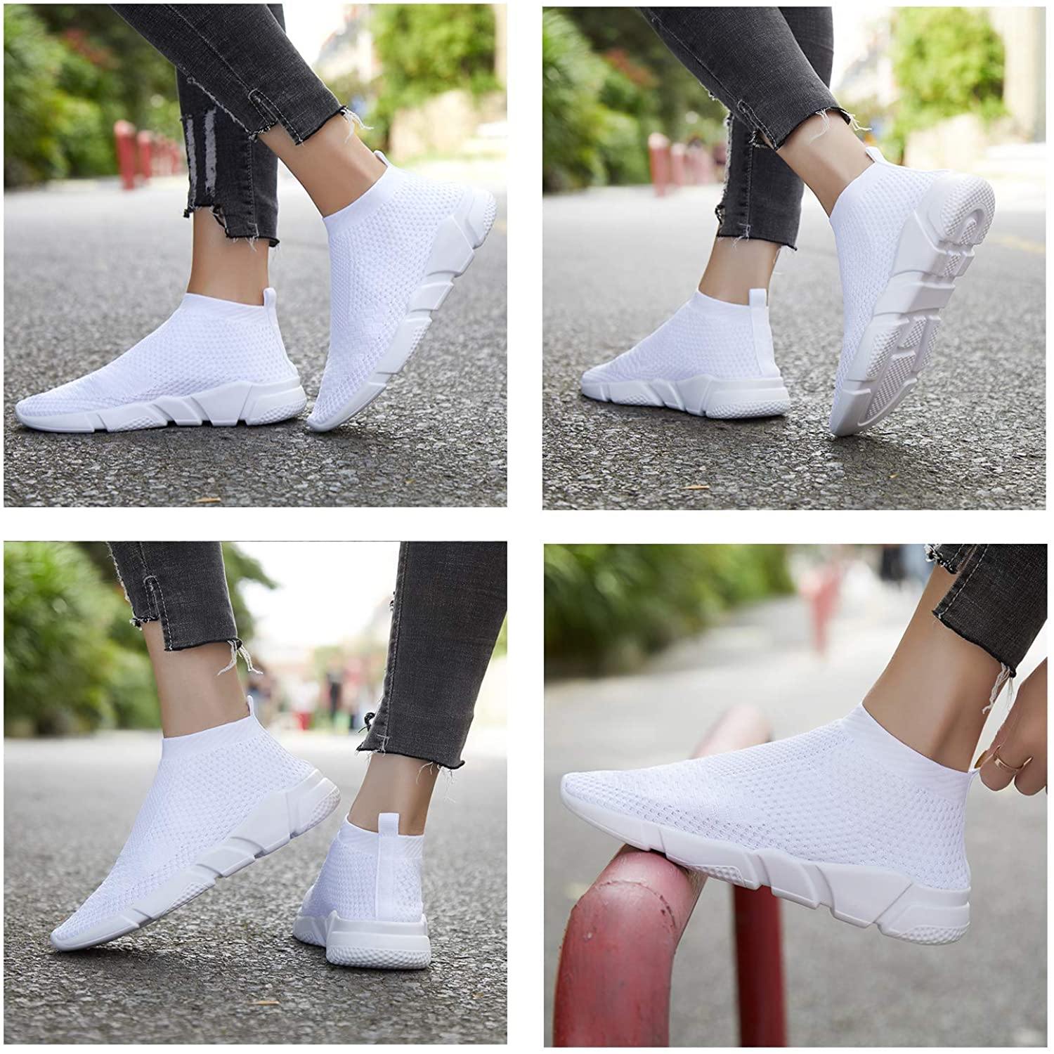 WXQ Women's Running Lightweight Breathable Casual Sports Shoes Fashion Sneakers Walking Shoes - JOY2ESpree