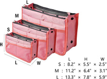 
                        
                          Muat gambar ke penampil Galeri, Vercord Updated Purse Handbag Organizer Insert Liner Bag in Bag 13 Pockets Purple Small
                        
                      