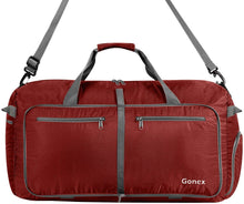 
                        
                          画像をギャラリービューアに読み込む, Gonex 150L Travel Duffel Bag Foldable Extra Large Duffle Bag XL Heavy Duty for Men Women for Luggage Shopping Gray
                        
                      