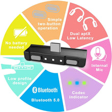 
                        
                          將圖片載入圖庫檢視器 HomeSpot Bluetooth 5.0 Audio Transmitter Adapter with USB C Connector Built-in Digital Mic - JOY2ESpree
                        
                      