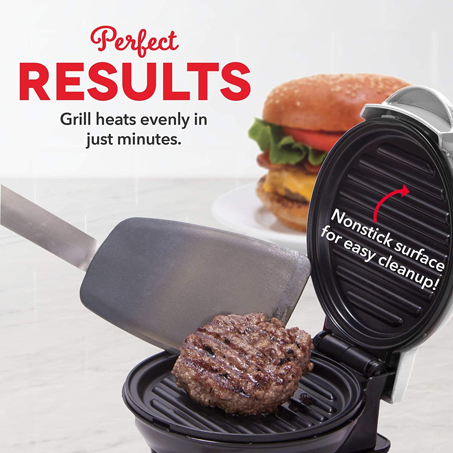 Dash Mini Maker Portable Grill Machine + Panini Press for Gourmet Burgers - JOY2ESpree