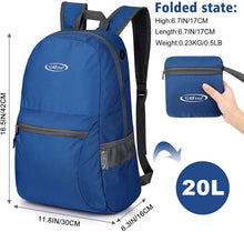 
                        
                          Muat gambar ke penampil Galeri, G4Free Ultra Lightweight Packable Backpack Travel Hiking Daypack Handy Foldable Water Resistant Camping Outdoor Backpack - JOY2ESpree
                        
                      
