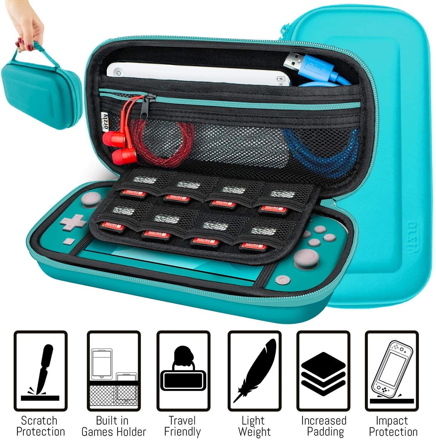 Orzly Accessories Bundle Compatible for use with Nintendo Switch Lite - JOY2ESpree