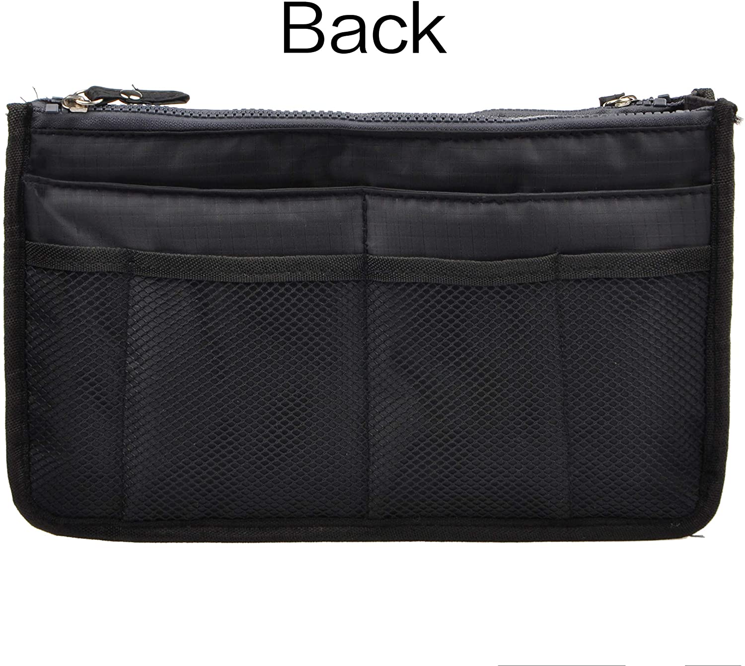 Vercord Updated Purse Handbag Organizer Insert Liner Bag in Bag 13 Pockets Purple Small