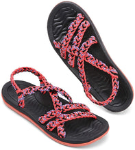 
                        
                          Muat gambar ke penampil Galeri, MEGNYA Women's Comfortable Walking Sandals with Arch Support Waterproof for Walking/Hiking/Travel/Wedding/Water Spot/Beach
                        
                      