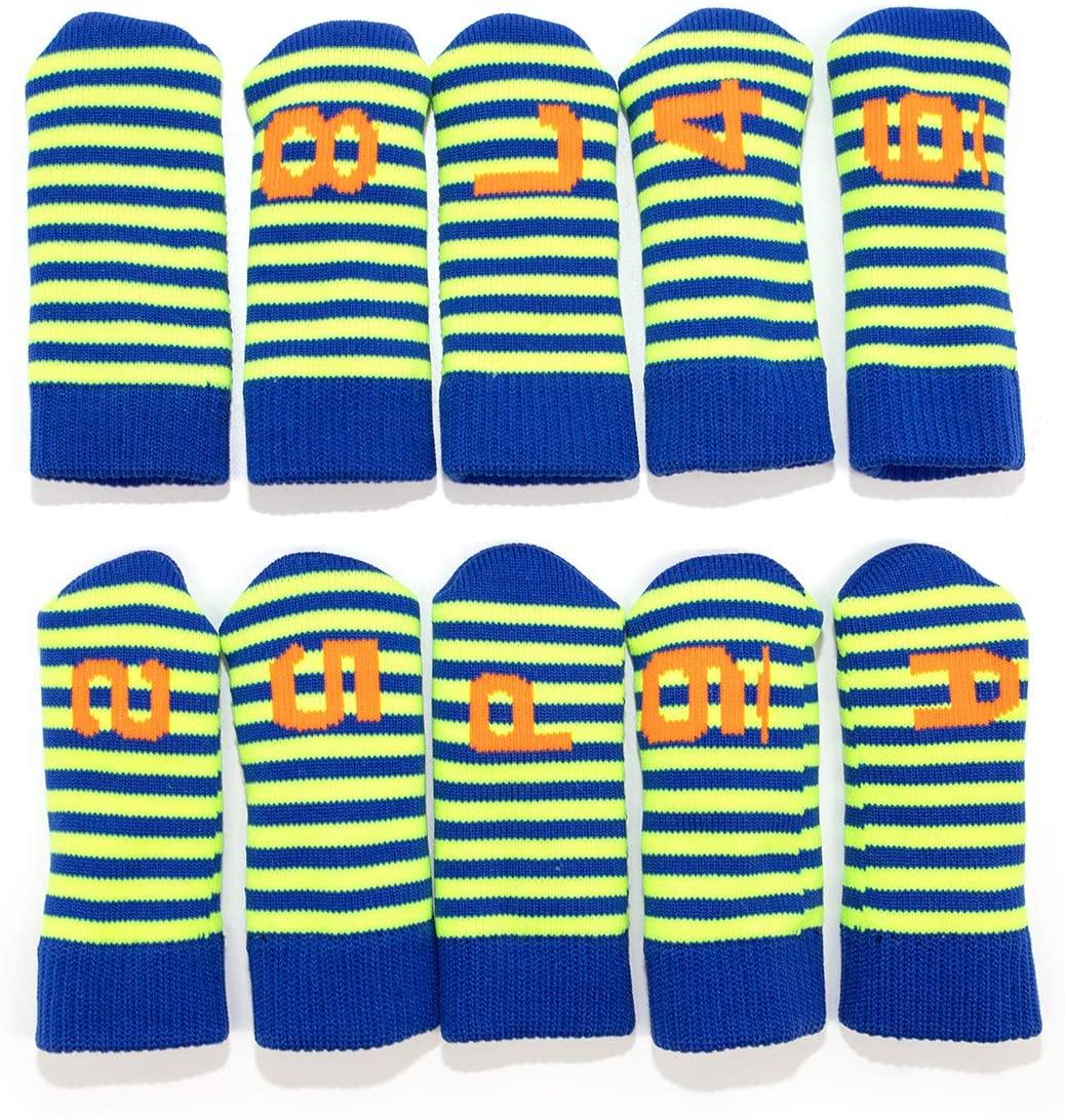 Golf Iron Head Covers,Golf Headcovers for Iron Set 10pcs Knitted Iron Covers - JOY2ESpree