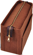
                        
                          गैलरी व्यूवर में इमेज लोड करें, Vercord Felt Zipper Handbag Tote Purse Duffel Backpack Organizer Insert Beige Medium
                        
                      