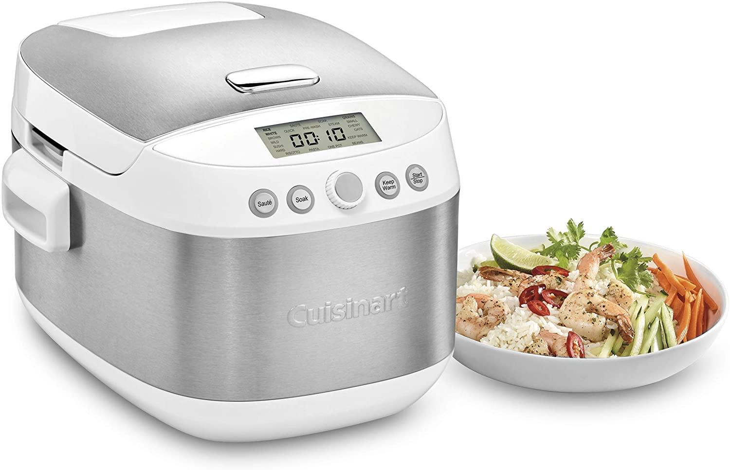 Cuisinart CRC-400 Rice Cooker, 4-Cup, Silver - JOY2ESpree