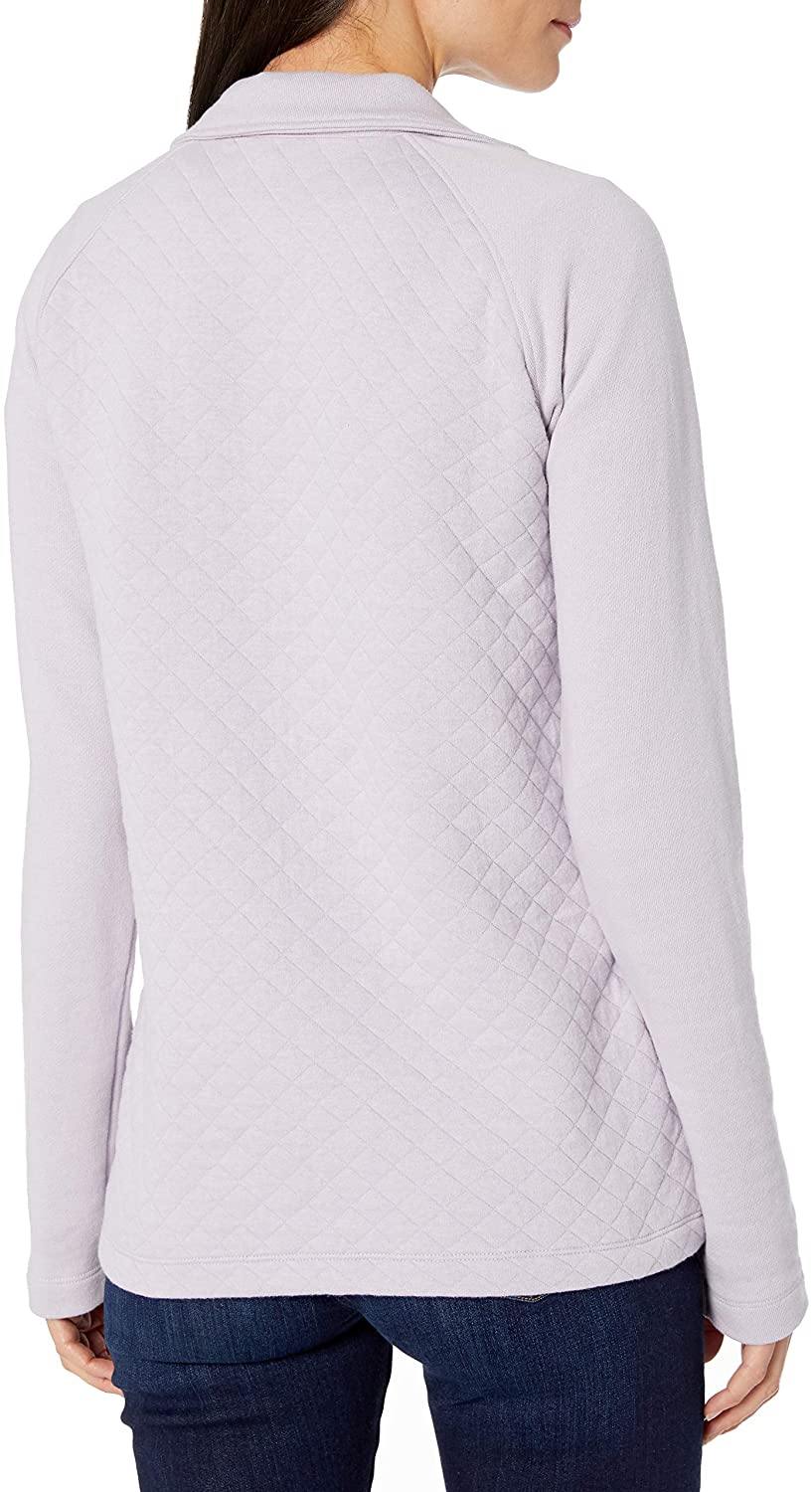 Jag Jeans Women's Theresa Quarter Zip Brushed Terry Top