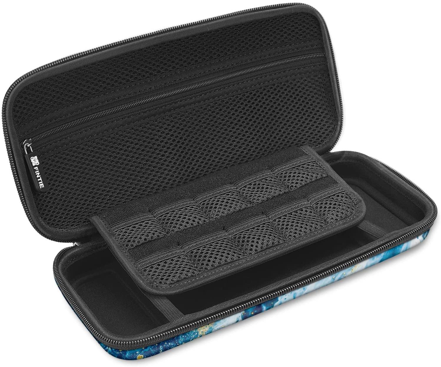 Fintie Carry Case for Nintendo Switch - [Shockproof] Hard Shell Protective Cover Travel Bag w/10 Game Card Slots - JOY2ESpree