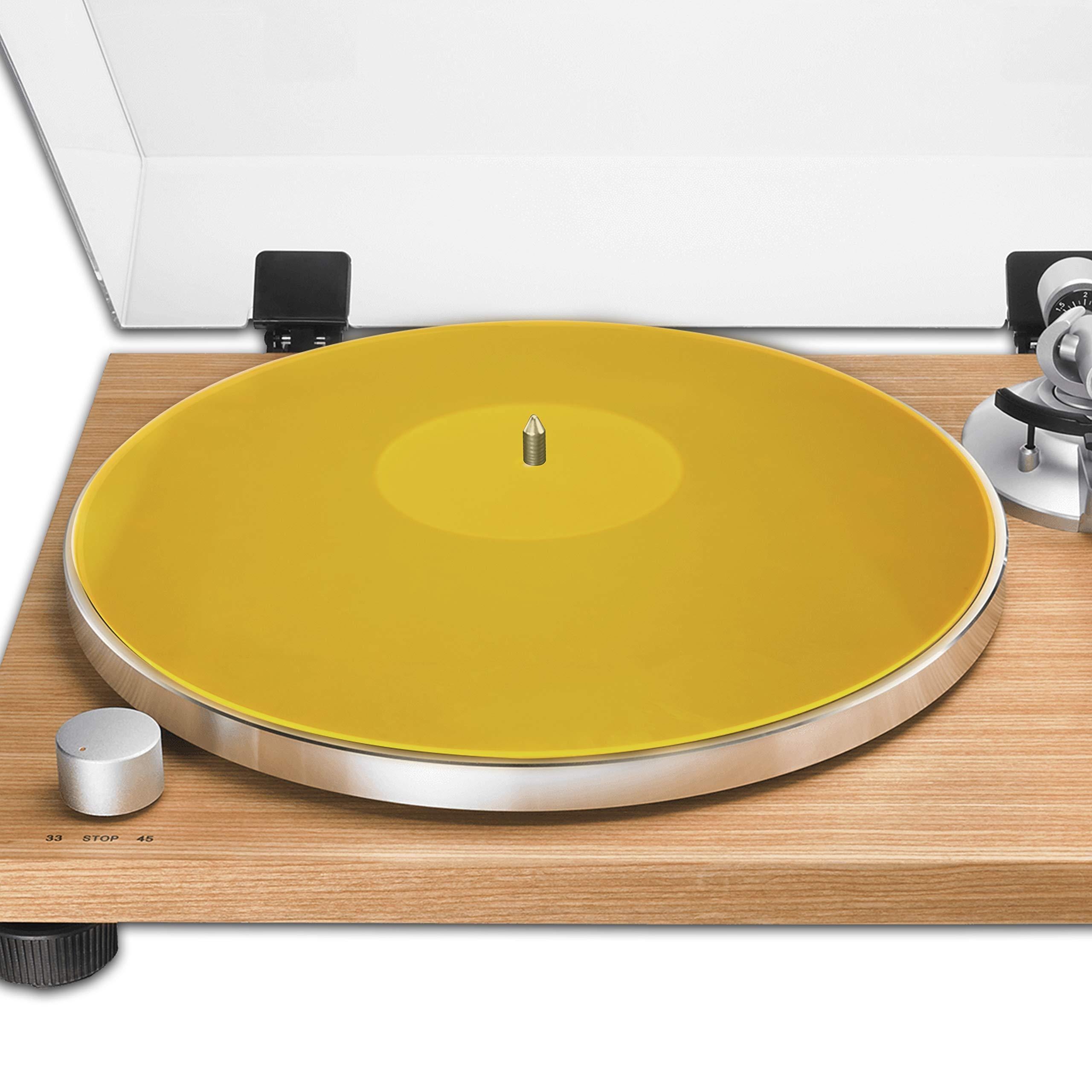 VK ROYALE - Acrylic Turntable Slipmat Yellow - JOY2ESpree
