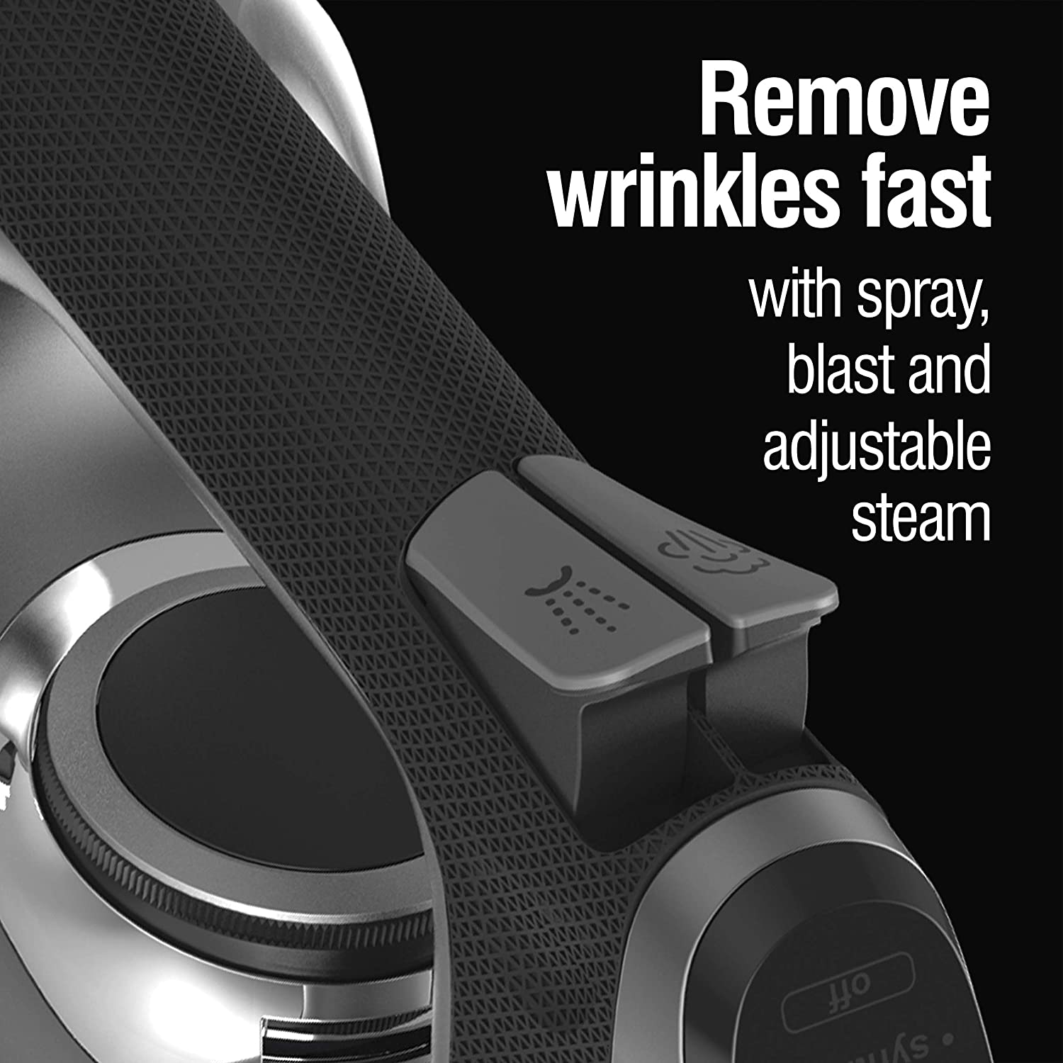 CHI Steam Iron for Clothes with Titanium Infused Ceramic Soleplate, 1700 Watts