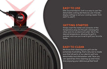 
                        
                          Cargar imagen en el visor de la galería, Elite Gourmet Smokeless Indoor Electric BBQ Grill with Glass Lid Dishwasher Safe - JOY2ESpree
                        
                      