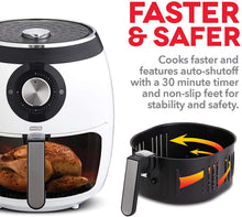 
                        
                          Load image into Gallery viewer, Dash DFAF455GBAQ01 Deluxe Electric Air Fryer + Oven Cooker with Temperature Control
                        
                      