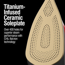 
                        
                          Muat gambar ke penampil Galeri, CHI Steam Iron for Clothes with Titanium Infused Ceramic Soleplate, 1700 Watts
                        
                      