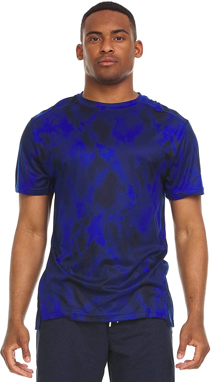 Russell Athletic Mens Dri-Power Victory Tie-dye Short Sleeve Crew