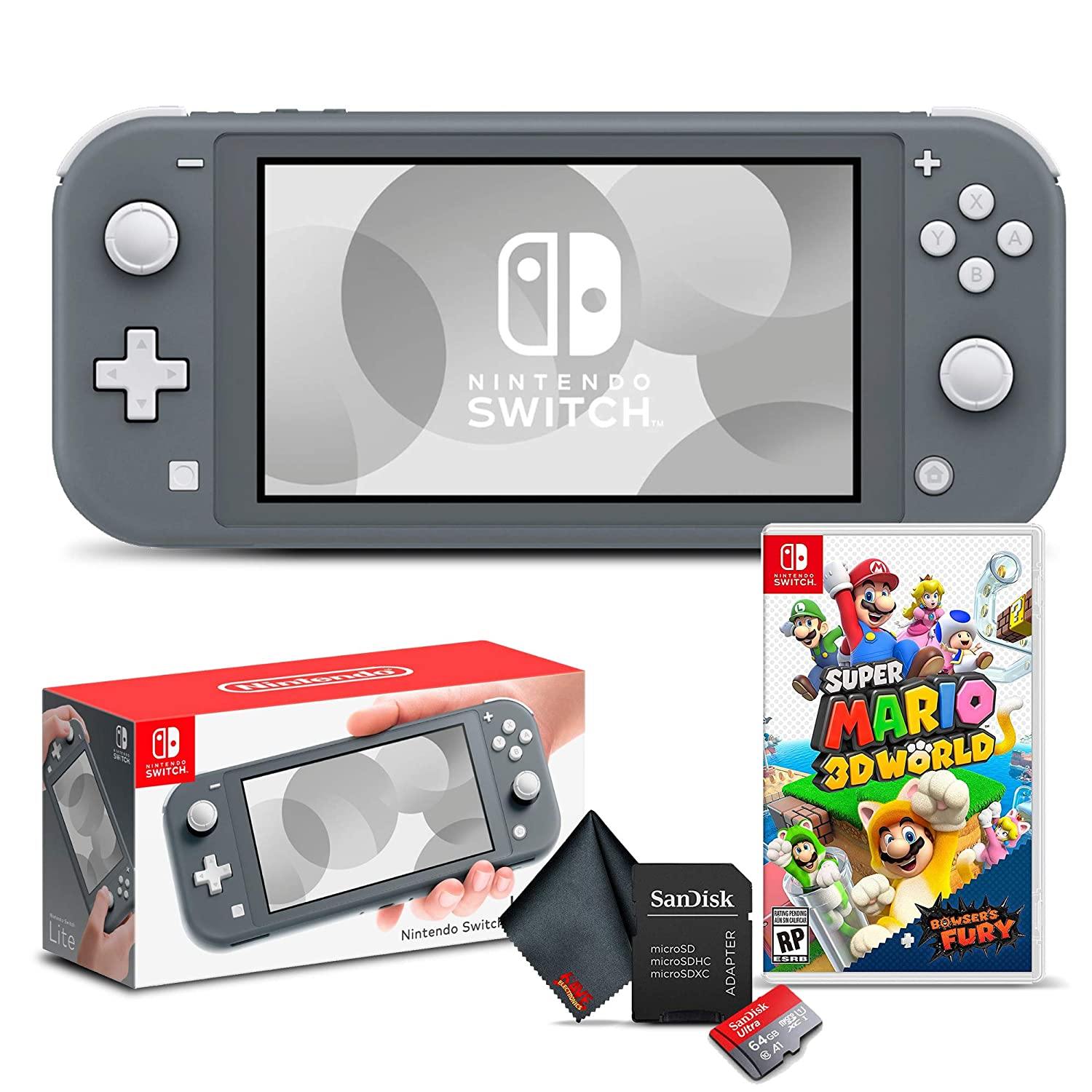 Nintendo Switch Lite Coral (HDHSPAZAA) Gaming Console Bundle - JOY2ESpree