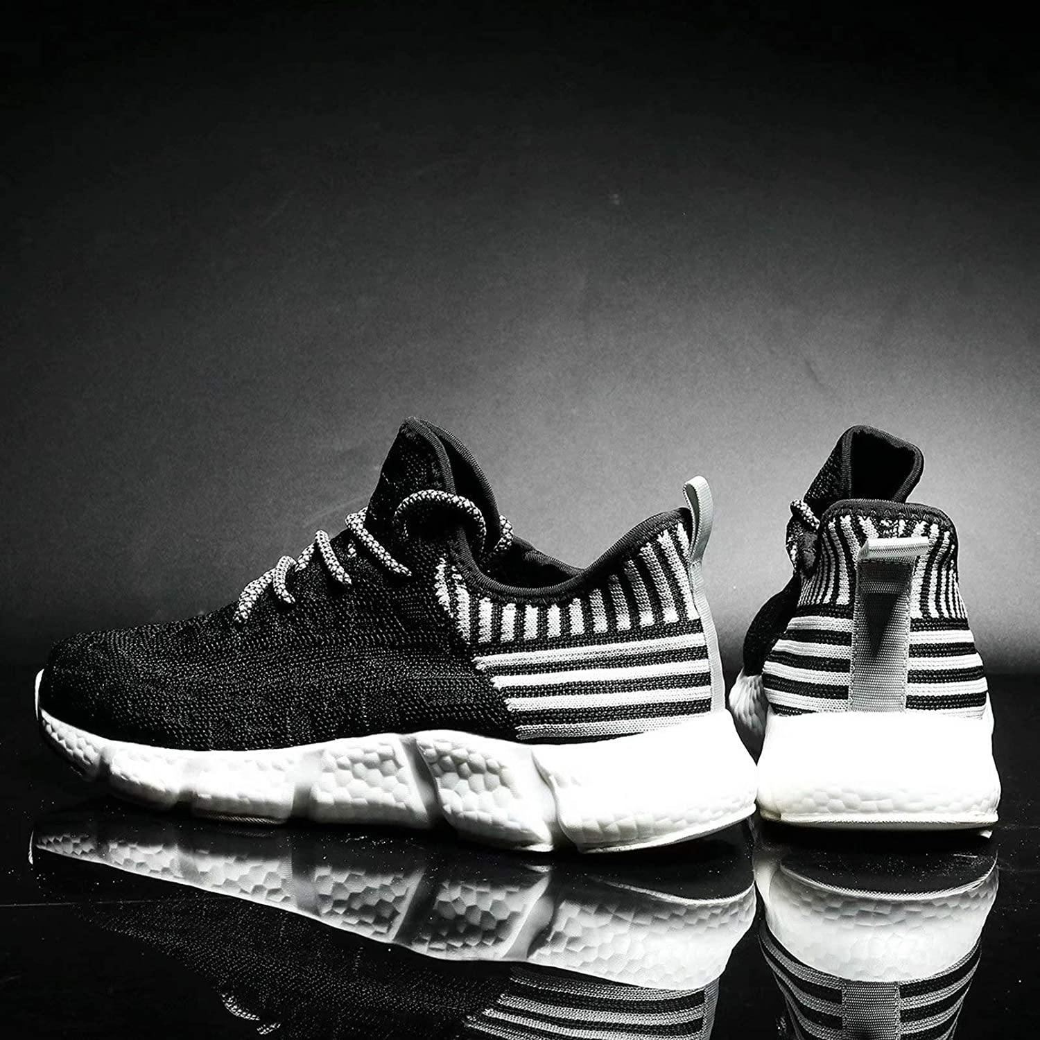 KEEZMZ Men's Running Shoes Fashion Breathable Sneakers Mesh Soft Sole Casual Athletic Lightweight