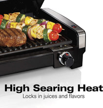
                        
                          Cargar imagen en el visor de la galería, Hamilton Beach Electric Indoor Searing Grill with Viewing Window and Removable Easy-to-Clean Nonstick Plate - JOY2ESpree
                        
                      