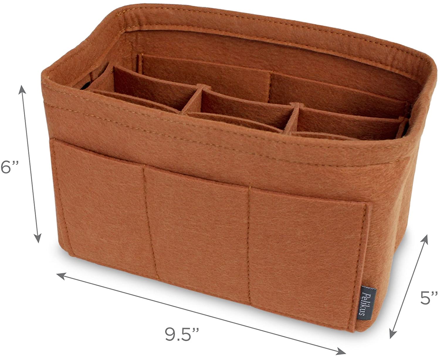 Pelikus Felt Purse & Tote Organizer Insert/Multi-Pocket Handbag Shaper