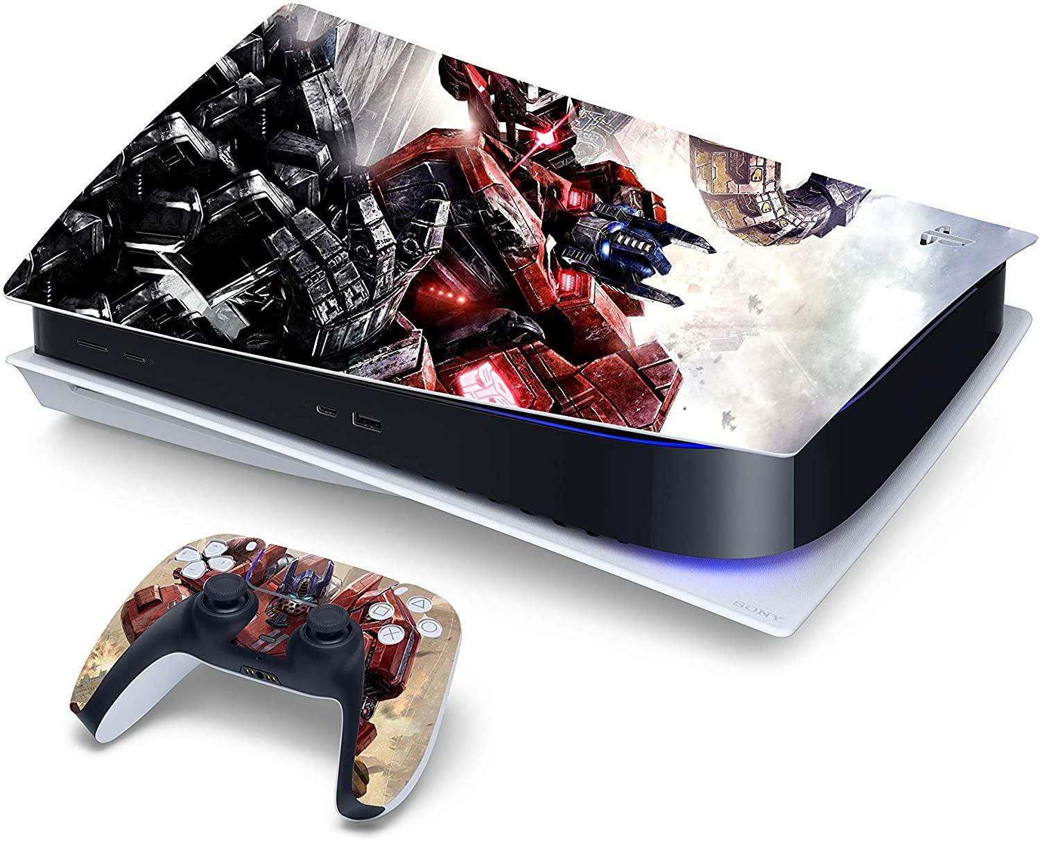 PEYANZ PS5 Skin for Console(Disk Edition) and Controllers Vinyl Sticker, Durable - JOY2ESpree