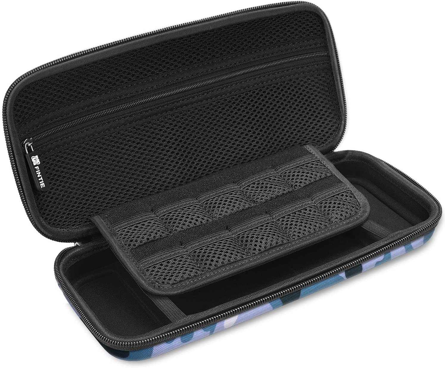 Fintie Carry Case for Nintendo Switch - [Shockproof] Hard Shell Protective Cover Travel Bag w/10 Game Card Slots - JOY2ESpree