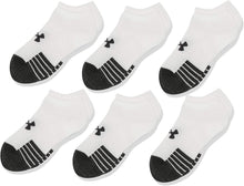 
                        
                          गैलरी व्यूवर में इमेज लोड करें, Under Armour Youth Performance Tech No Show Socks, 6-Pairs - JOY2ESpree
                        
                      