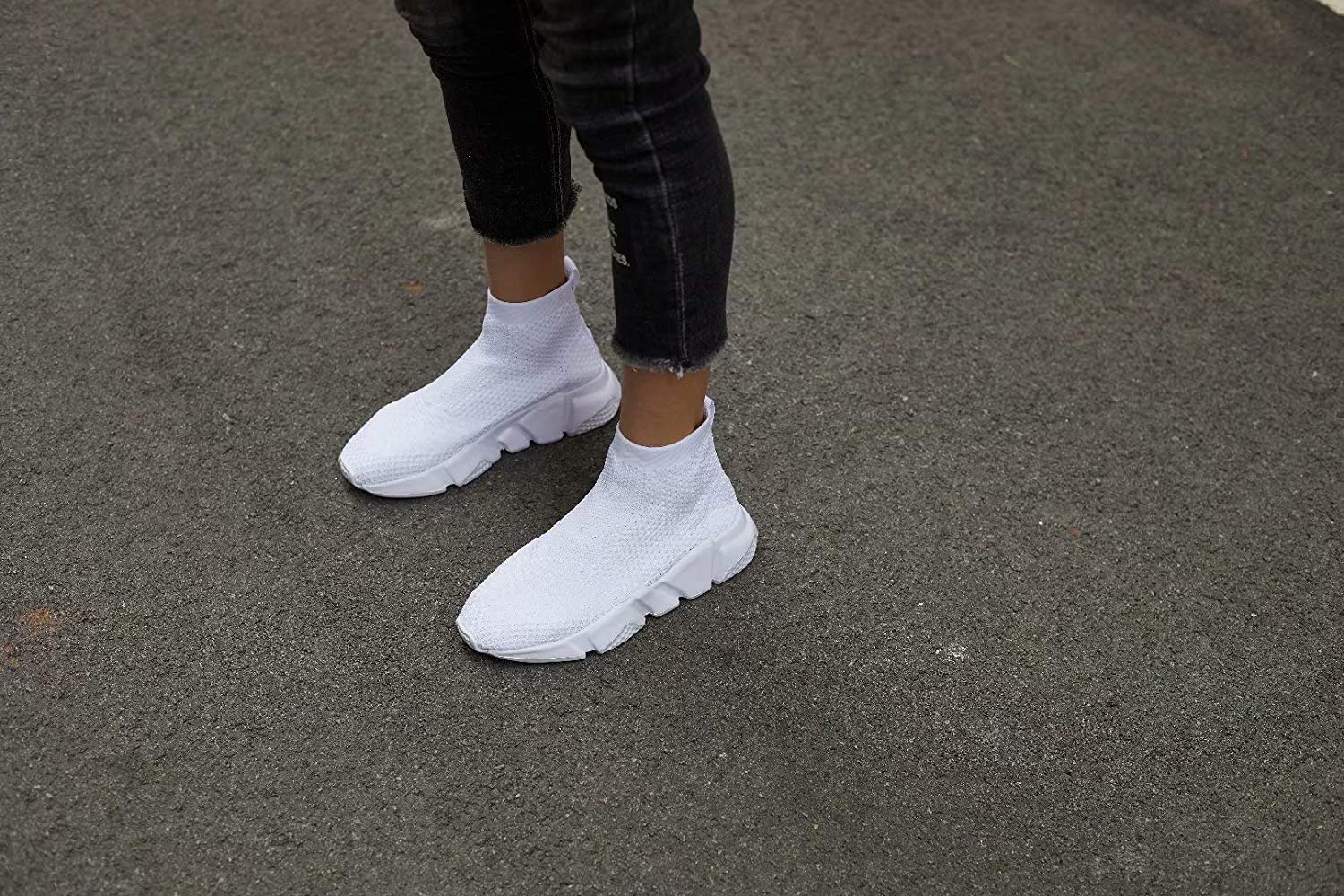 Voxge Men's and Women's Sock Sneakers Lightweight Breathable Athletic Running.