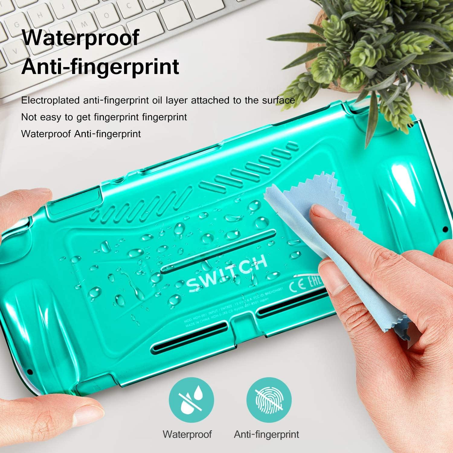 iVoler Protective TPU Glitter Case for Nintendo Switch Lite 2019 with 2 Pack Tempered Glass Screen Protector - JOY2ESpree