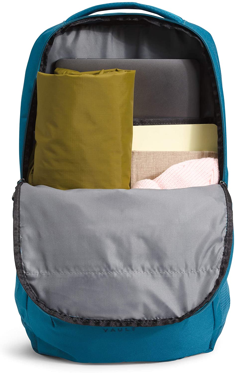 The North Face Vault Backpack, Moab Khaki/Asphalt Grey, One Size