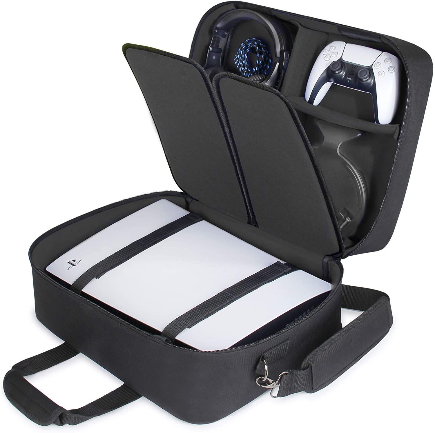 USA GEAR PS5 Case - Console Case Compatible with Playstation 5 and PS5 Digital Edition - JOY2ESpree