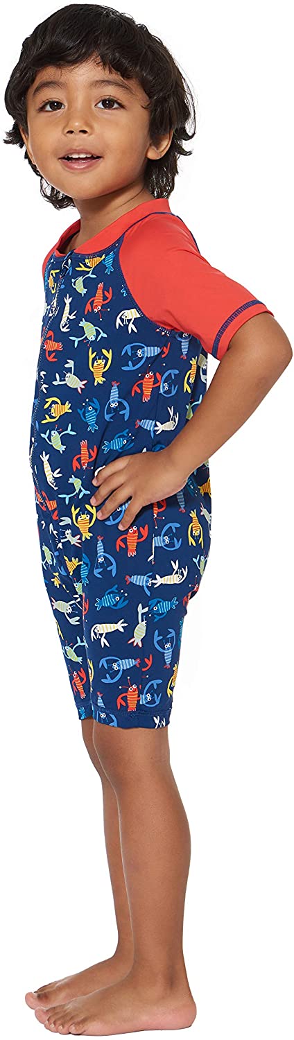 Tommy Bahama Boys' One Piece Rashguard Swimsuit Bathingsuit