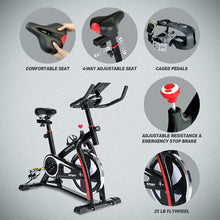 
                        
                          Cargar imagen en el visor de la galería, Indoor Cycling Bike Exercise Bike Stationary Bikes with Comfortable Seat Cushion &amp; LCD Monitor for Home Office Fitness Cardio Workout - JOY2ESpree
                        
                      