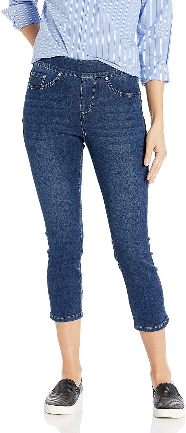 Jag Jeans Women's Maya Skinny Pull on Crop Jean