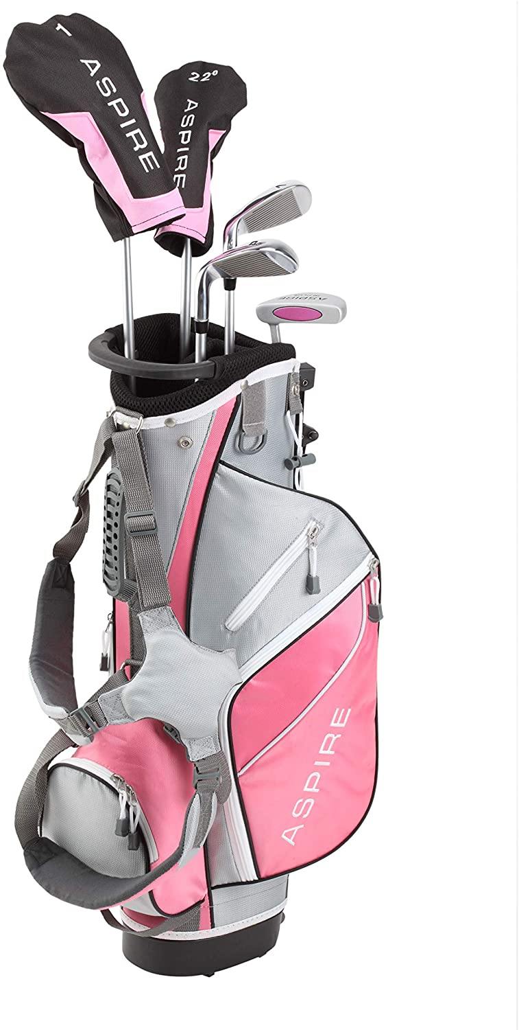 Aspire Junior Plus Complete Golf Club Set for Children, Kids - 5 Age Groups Boys and Girls - Right Hand - JOY2ESpree