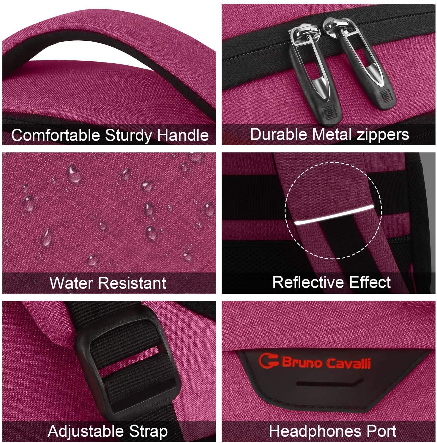 Laptop Backpack,Business Travel Anti Theft Slim Durable Laptops Backpack with USB Charging Port - JOY2ESpree