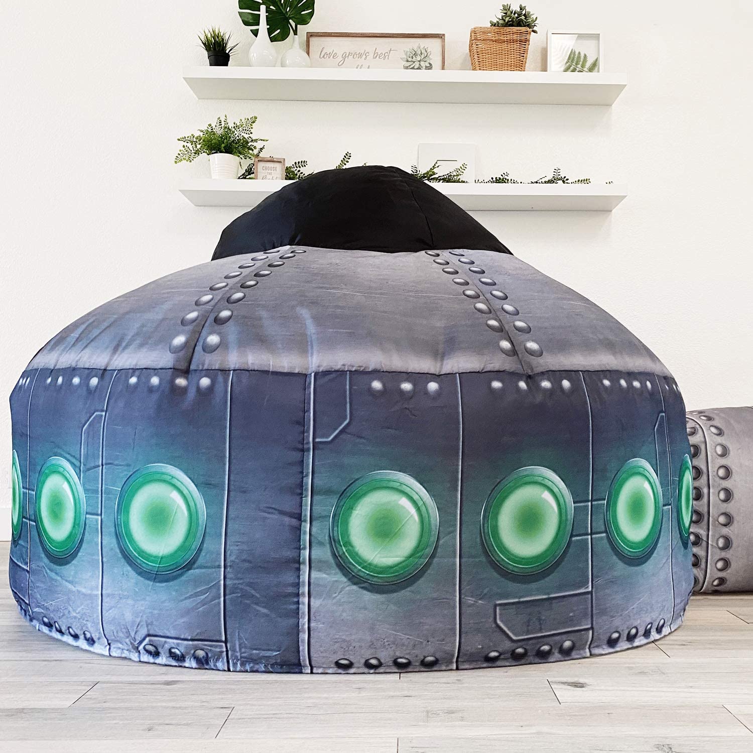 The Original AirFort Build A Fort in 30 Seconds, Inflatable Fort for Kids (Ocean Camo)